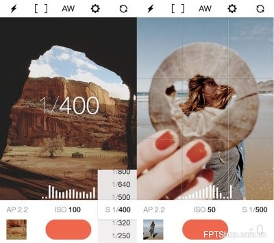 Manual: chuyên gia chỉnh sửa ảnh, dùng được trong camera