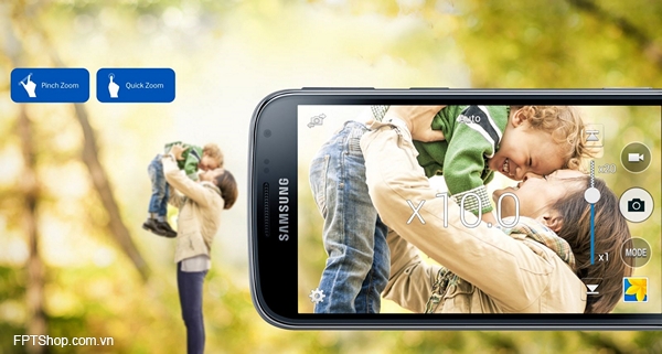 Tính năng chụp ảnh xuất sắc không thua kém các máy ảnh chuyên dụng của Samsung Galaxy K Zoom C110