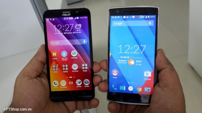 Màn hình Zenfone 2 có độ bão hòa màu tốt hơn OnePlus One
