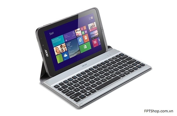 Acer W4-821 được trang bị màn hình lớn tới 8 inch