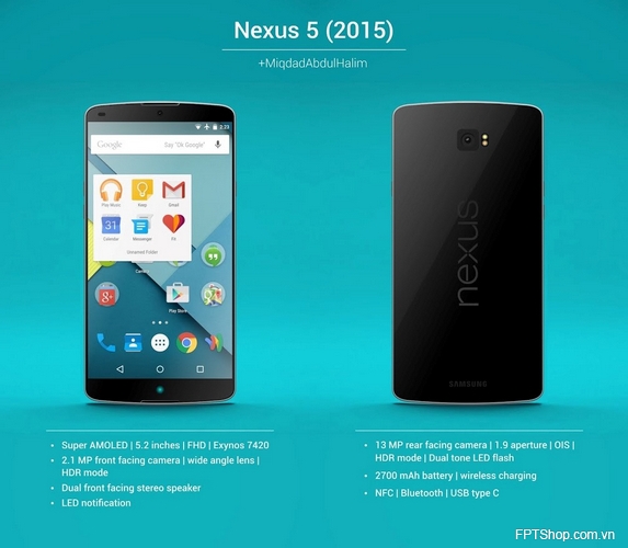 Nexus 5 2015 và LG Bullhead