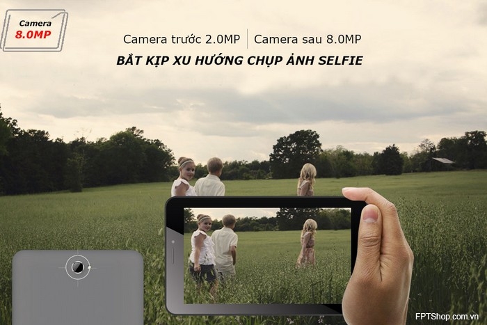 Chụp ảnh ấn tượng với camera của Masstel Tab 840