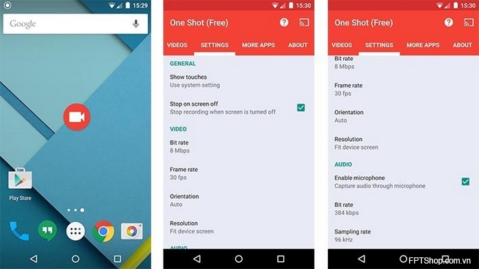 One Shot Screen Recorder