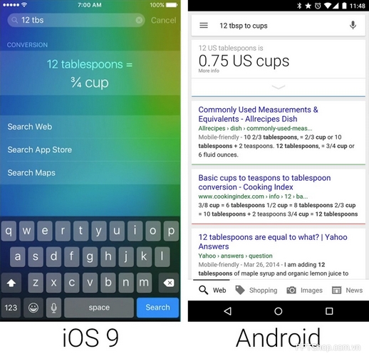 Tinh nang cai thien tren iOS 9