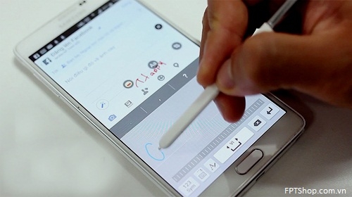 trên Samsung Galaxy Note 4 thì S Pen đã được hỗ trợ khả năng nhận biết đến 2.048 mức độ lực chạm vào màn hình