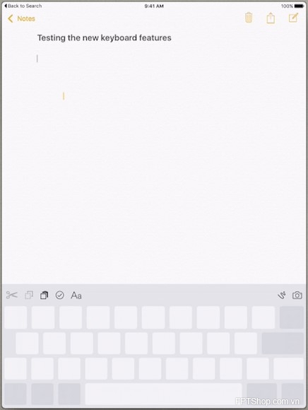 Biến bàn phím thành Trackpad