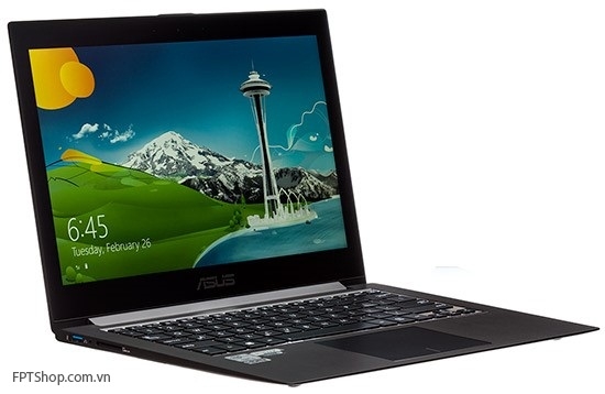 Zenbook Prime bàn phím và touchpad khá lớn