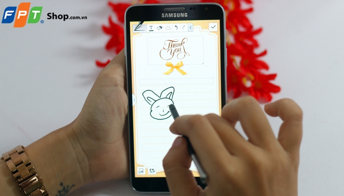 But S Pen tren Samsung Galaxy Note 3 Neo