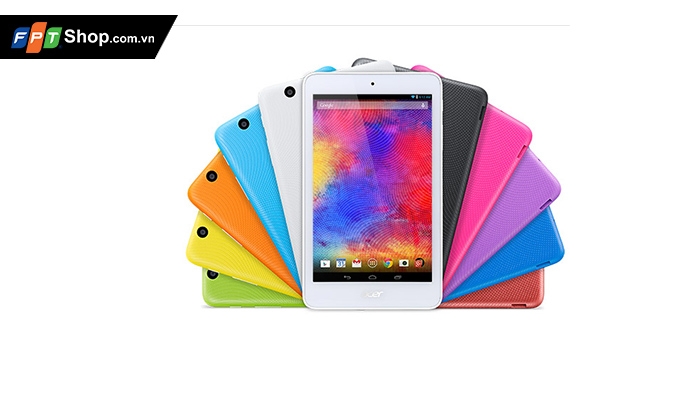 Acer Iconia B1-730 thiết kế với các góc được bo tròn trơn mịn