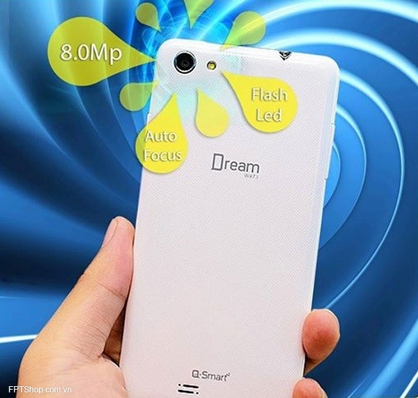Những trang bị và tính năng tuyệt vời trên Q-Mobile Dream W473