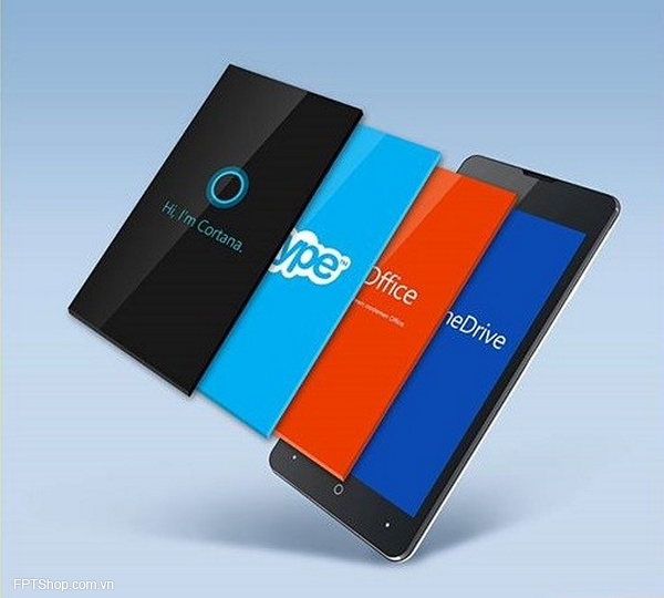 Q-Mobile Dream W473 được sử dụng kèm hệ điều hành Windows Phone 8.1