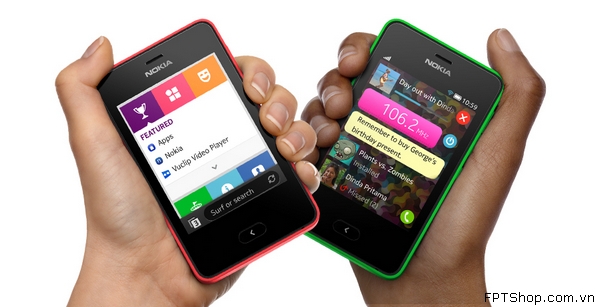 Thiết kế Nokia Asha 501