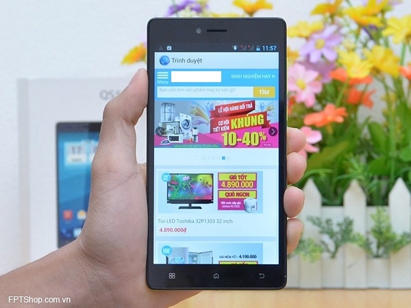 Cấu hình phần cứng mạnh mẽ trên Q-Mobile QS550