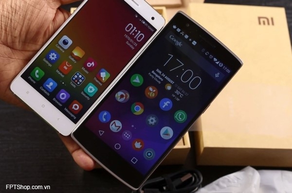 Sự khác biệt về thiết kế và màn hình giữa Xiaomi Mi 4 với OnePlus One