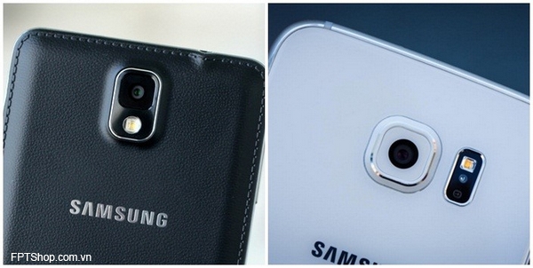 Máy ảnh trên Galaxy S6 được nâng cấp đáng kể so với Galaxy Note 3