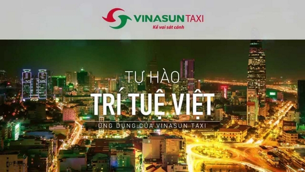 Ứng dụng gọi taxi Vinasun trên di động mới được áp dụng ở khu vực Đà Nẵng