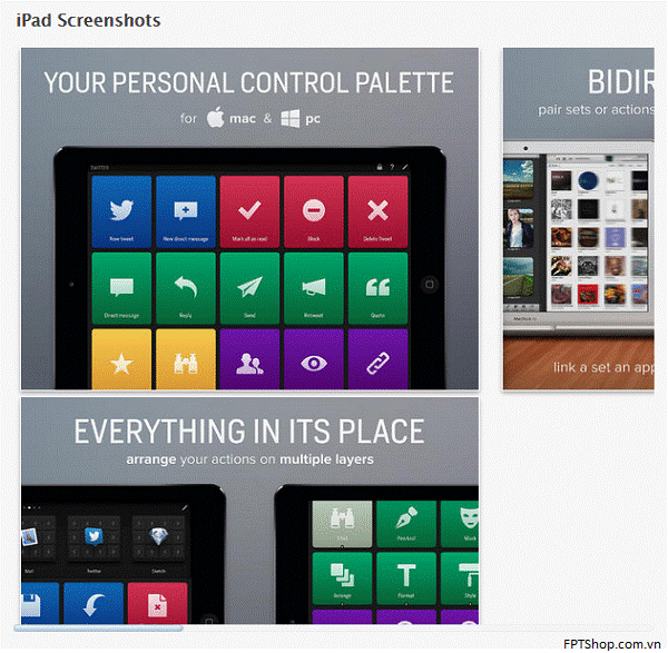 Actions for iPad