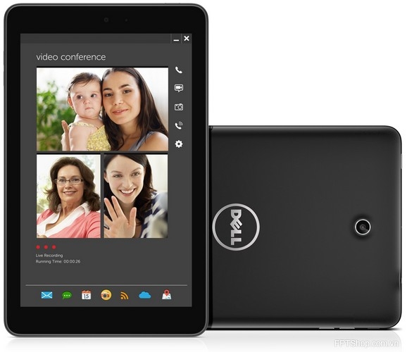 Giải trí tốt hơn với hệ thống âm thanh của Dell Venue 8