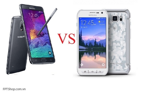 So sánh Samsung Galaxy Note 4 vs Galaxy S6 Active