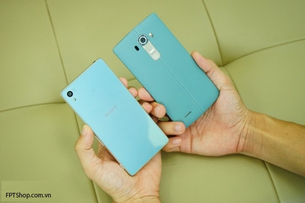 LG G4 và Xperia Z4 phiên bản xanh ngọc