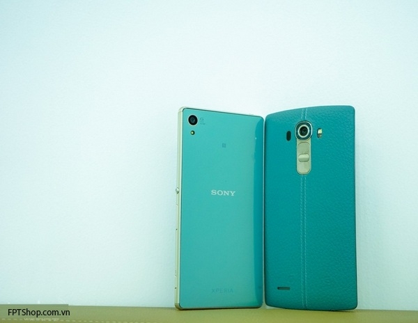 LG G4 và Xperia Z4 phiên bản xanh ngọc