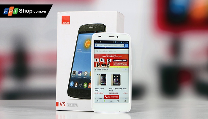 Thiết kế của Gionee Ctrl V5