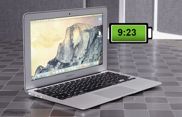 MacBook Air 11-inch (2015)- 9 giờ 23 phút