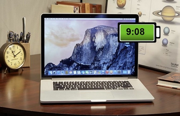 MacBook Pro 15-inch (2015)- 9 giờ 8 phút