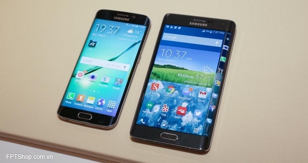Màn hình cong của Note 4 Edge và Galaxy S6 Edge