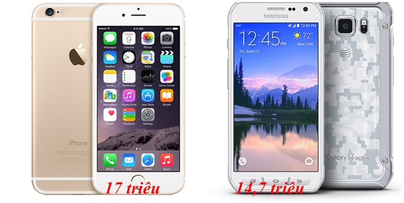 Gia ban Galaxy S6 Active với iPhone 6