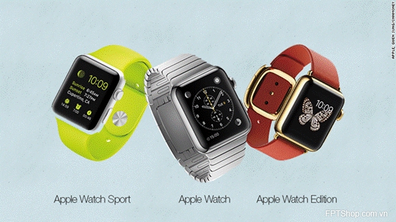 3 phiên bản Apple Watch