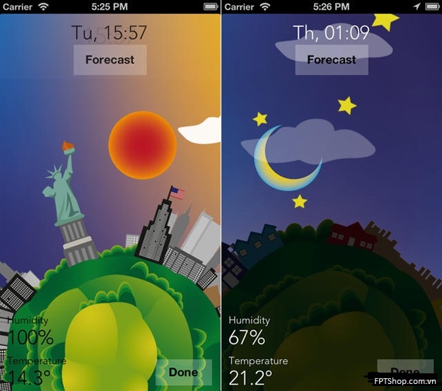 Ứng dụngWeatherWheel
