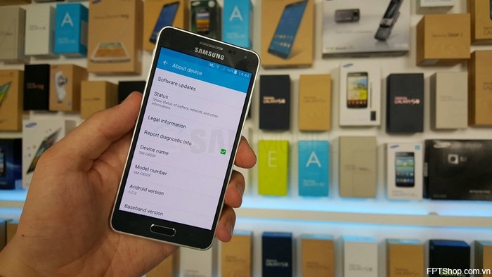Phần mềm của Galaxy Alpha