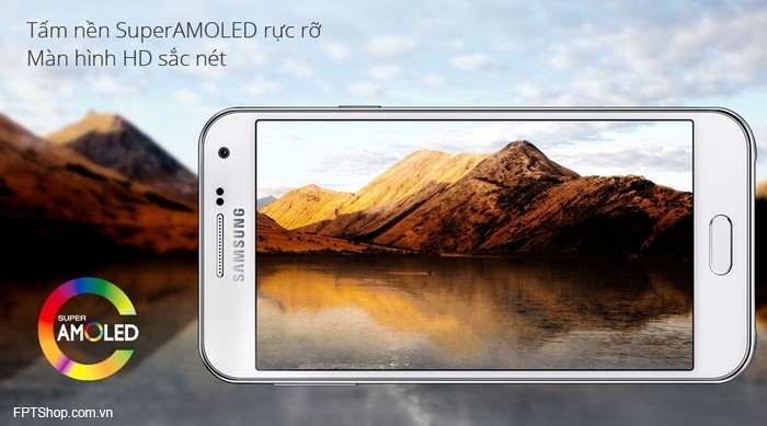 Samsung Galaxy E5 có màn hình Super AMOLED 5 inch