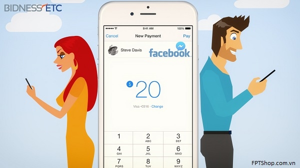 Chuyển tiền bằng Facebook Messenger