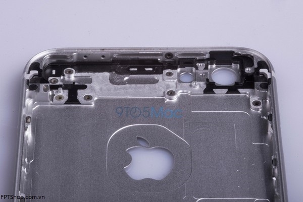 Logo và camera của chiếc iPhone 6S