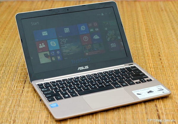 Asus X205TA-FD027BS sẽ quyến rũ bạn nhờ vào thiết kế bên ngoài gọn gàng