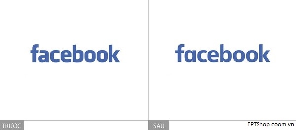Đây là hai logo cũ và mới của Facebook