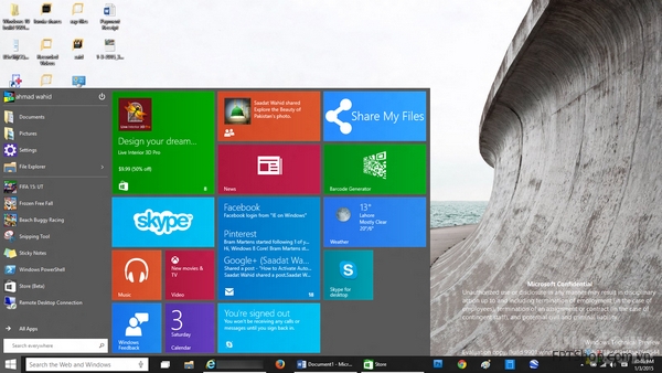 Giao dien Windows 10
