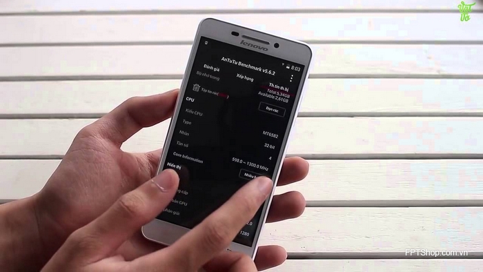Lenovo A5000 dùng chip lõi tứ tốc độ 1,3GHz của MediaTek