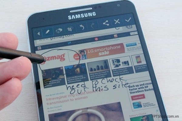 nâng cấp bút S-pen trên Samsung Galaxy Note 5