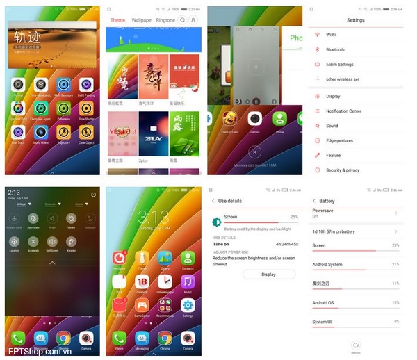 Phần mềm Android Lollipop với tùy biến rất sâu