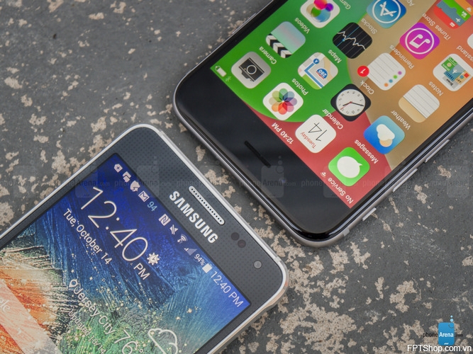 Giao diện và tính năng của Galaxy Alpha và iPhone 6