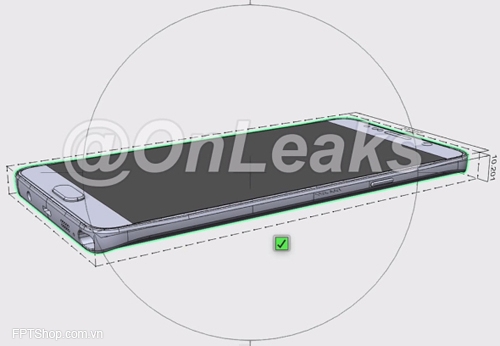Rò rỉ chi tiết thiết kế Galaxy Note 5