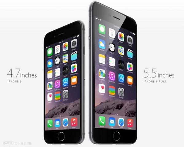 Bộ đôi iPhone 6 và iPhone 6 Plus