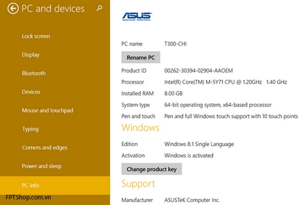 Asus Transformer Book T300 Chi nhỏ gọn nhưng đủ mạnh mẽ