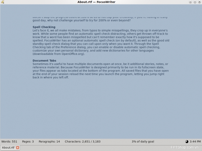 2. FocusWriter