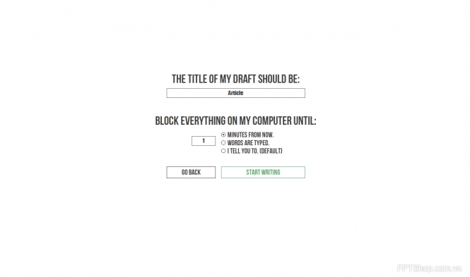5. Writer's Block