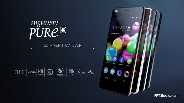 điện thoại tầm trung Wiko Highway Pure
