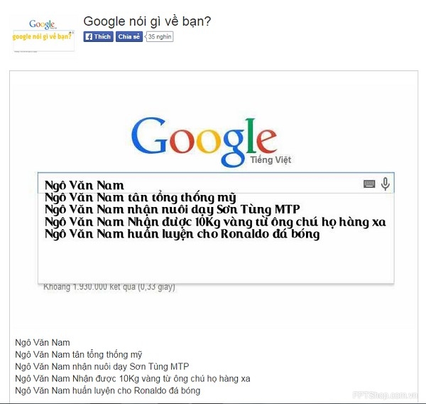 Ứng dụng náo loạn facebook thời gian qua: Ứng dụng Google nói gì về bạn